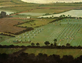 Landschaft um Dixton Manor, ca. 1725 (Detail)
